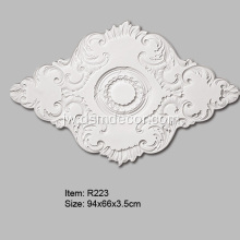 Polyurethane Oval Langit-langit Rose